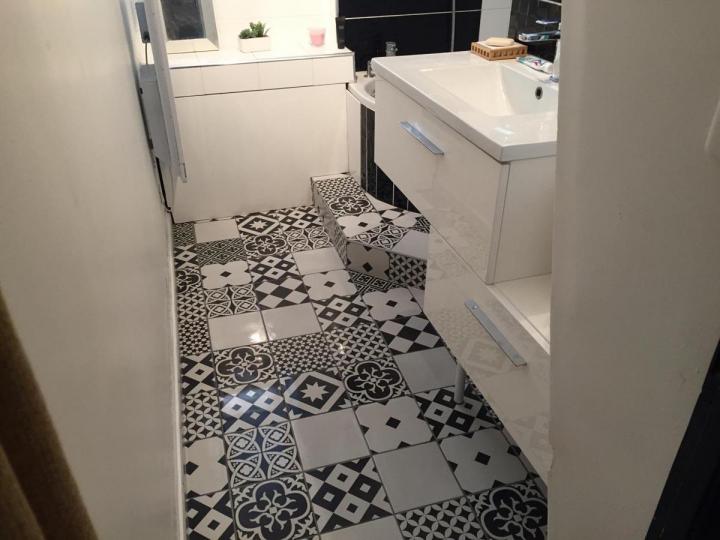 Pose carrelage de salle de bains Chevigny-Saint-Sauveur