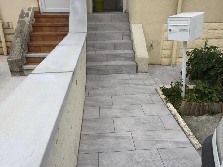 Pose de carrelage extérieur Chevigny-Saint-Sauveur